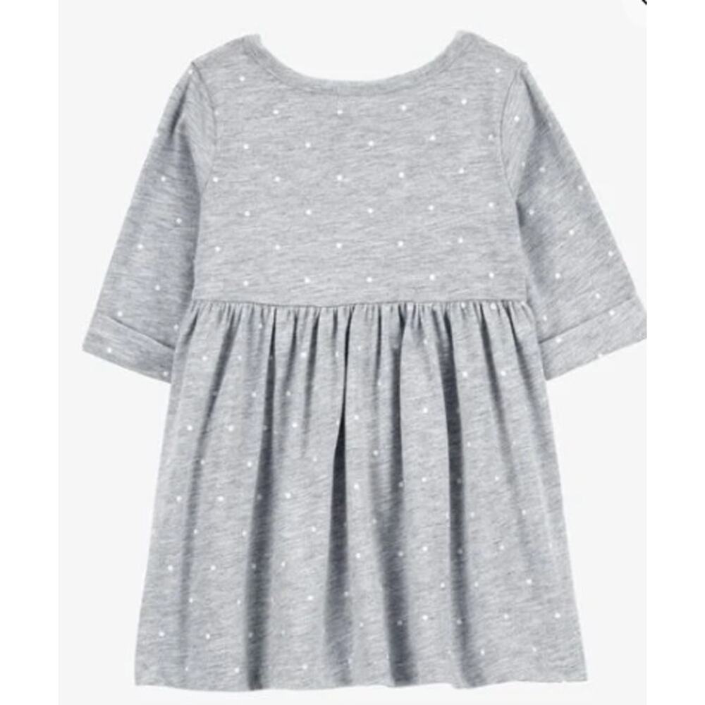 Carter's Baby Heart Jersey Dress - Size 3-6 Months - Picture 2 of 4